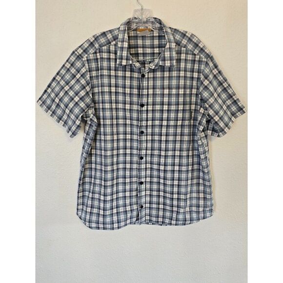 Columbia Regular Fit Short Sleeve Button Down Mens Size Large - Picture 1 of 7